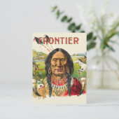 Frontier Cigar Adverteren Briefkaart (Staand voorkant)