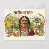 Frontier Cigar Adverteren Briefkaart (Voorkant)