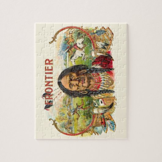 Frontier Cigar Adverteren Legpuzzel (Verticaal)