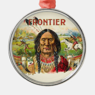 Frontier Cigar Adverteren Metalen Ornament