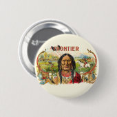 Frontier Cigar Adverteren Ronde Button 5,7 Cm (Voorkant /achterkant)