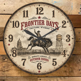 Frontier Days Festival Cheyenne Wyoming Grote Klok