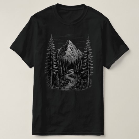 Frontier Pulse — Rise Beyond the Peaks T-shirt (Design voorkant)