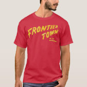 Frontier Town T-Shirt - North Hudson, NY Retro 80s (Voorkant)