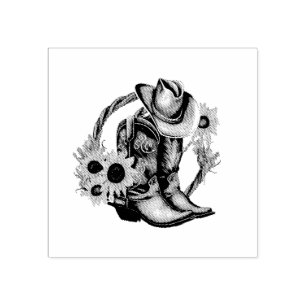 Frontier Trails Western-thema stempel