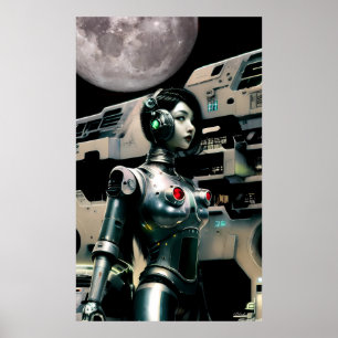 Frontier van haar ruimtevaartcarrière - Ken Gage A Poster