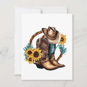 Frontier Whispers: Wild West Note Cards Notitiekaartje