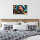 FRONTIERS-4 CANVAS AFDRUK (Insitu (Slaapkamer))