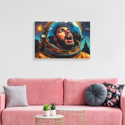 FRONTIERS-4 CANVAS AFDRUK (Insitu (Woonkamer))