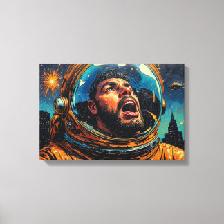 FRONTIERS-4 CANVAS AFDRUK