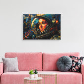 FRONTIERS-5 CANVAS AFDRUK (Insitu (Woonkamer))