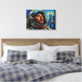 FRONTIERS-6 CANVAS AFDRUK (Insitu (Slaapkamer))
