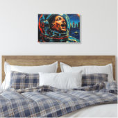 FRONTIERS-7 CANVAS AFDRUK (Insitu (Slaapkamer))