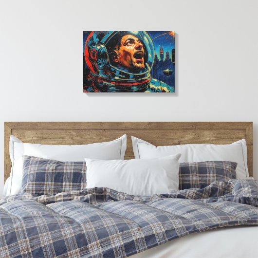 FRONTIERS-7 CANVAS AFDRUK (Insitu (Slaapkamer))