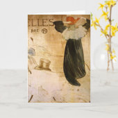 Frontispice door Toulouse-Lautrec Kaart (Gele Bloem)