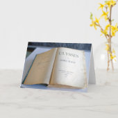 Frontispice van "Ulysses" door James Joyce Kaart (Gele Bloem)
