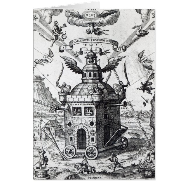 Frontispiece "Collegium Fama Fraternitatis" (Voorkant)