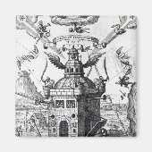 Frontispiece "Collegium Fama Fraternitatis" Magneet (Voorkant)