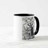 Frontispiece "Collegium Fama Fraternitatis" Mok (Voorkant rechts)