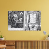 Frontispiece en Titlepage Canvas Afdruk (Insitu (Woonkamer))