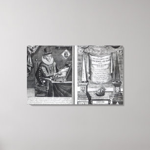 Frontispiece en Titlepage Canvas Afdruk