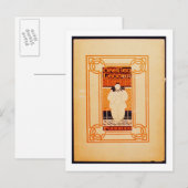 Frontispiece for 'One Red Letter' (kleurenlitho) Briefkaart (Voorkant / Achterkant)