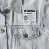 Frontispiece for the French Academy dictionary Vierkante Button 5,1 Cm (In situ)