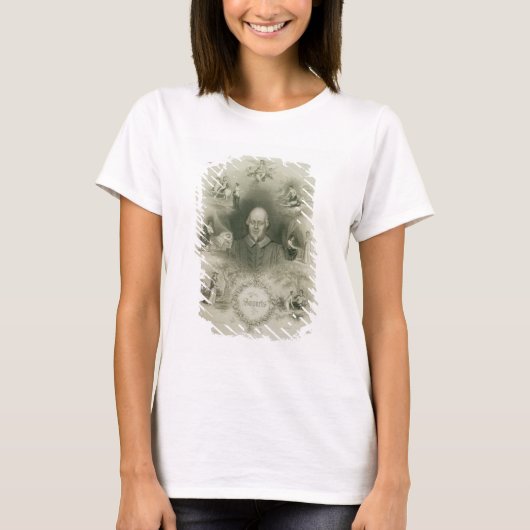 Frontispiece for the "Sonnets" uit "The Complete" T-shirt (Voorkant)