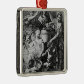 Frontispiece "French Academy Dictionary" Metalen Ornament (Rechts)