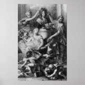 Frontispiece "French Academy Dictionary" Poster (Voorkant)
