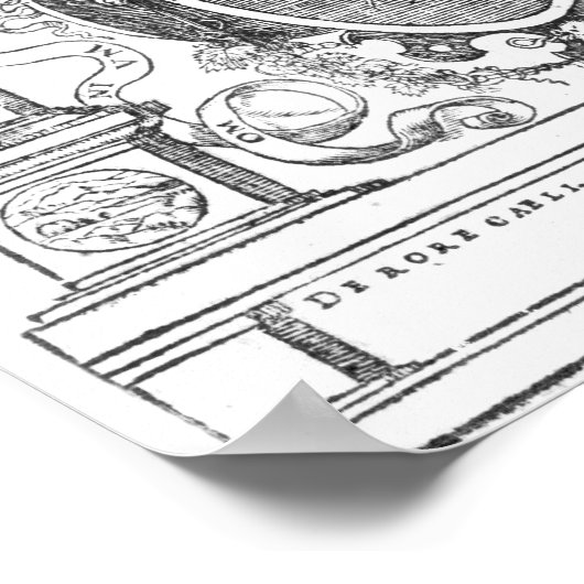 Frontispiece from 'Monas Hieroglyphica' Poster (Hoek)