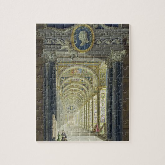 Frontispiece met een medallion-portret van Raphael Legpuzzel (Verticaal)