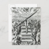 Frontispiece "Oculus Artificialis Briefkaart (Voorkant / Achterkant)