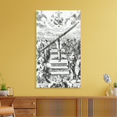 Frontispiece "Oculus Artificialis Canvas Afdruk (Insitu (Woonkamer))