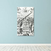 Frontispiece "Oculus Artificialis Canvas Afdruk (Insitu (Houten vloer))