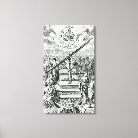 Frontispiece "Oculus Artificialis Canvas Afdruk (Voorkant)