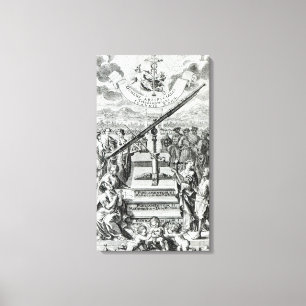Frontispiece "Oculus Artificialis Canvas Afdruk