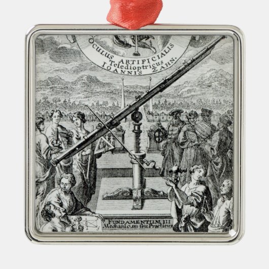 Frontispiece "Oculus Artificialis Metalen Ornament (Voorkant)