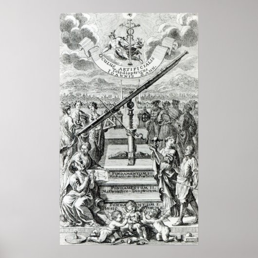 Frontispiece "Oculus Artificialis Poster (Voorkant)