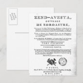 Frontispiece of a edition of the 'Zend' Briefkaart (Voorkant / Achterkant)