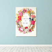 Frontispiece of La Guirlande Julie, c.1642 Canvas Afdruk (Insitu (Houten vloer))