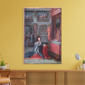 Frontispiece of the Hours of Louis Canvas Afdruk (Insitu (Woonkamer))