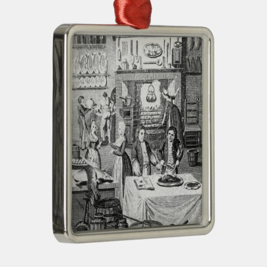 Frontispiece of "The Housekeeper's Instructor" Metalen Ornament (Rechts)