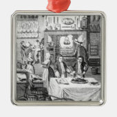 Frontispiece of "The Housekeeper's Instructor" Metalen Ornament (Voorkant)