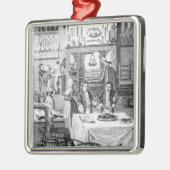 Frontispiece of "The Housekeeper's Instructor" Metalen Ornament (Links)