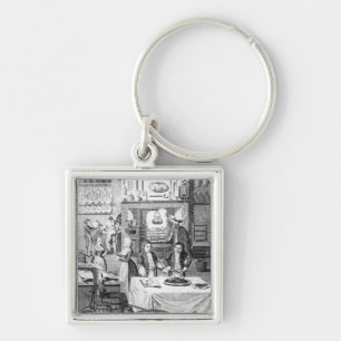 Frontispiece of "The Housekeeper's Instructor" Sleutelhanger