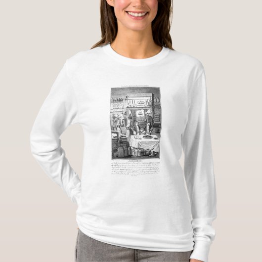 Frontispiece of "The Housekeeper's Instructor" T-shirt (Voorkant)