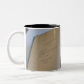 Frontispiece of "Ulysses" van James Joyce Tweekleurige Koffiemok (Links)