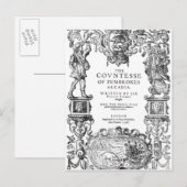 Frontispiece 'The Countess of Pembroke's Briefkaart (Voorkant / Achterkant)
