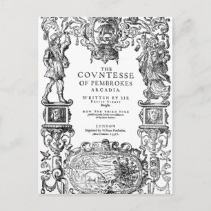 Frontispiece 'The Countess of Pembroke's Briefkaart